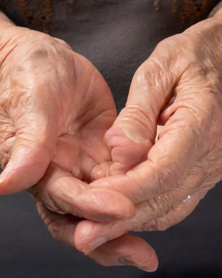An image of a grandmother's hands